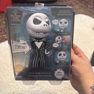 Disney Jack Skellington Interactive Figure - Black and White